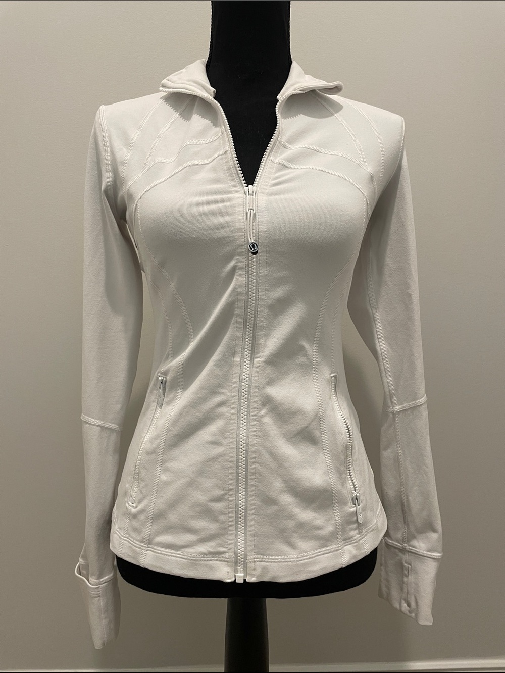 lululemon athletica White Full‑Zip Define Jacket